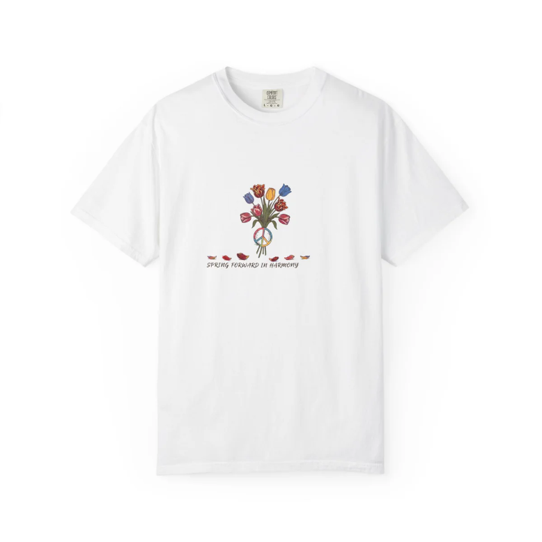 Floral Bones Tee  'Strong Through It All' Graphic T‑Shirt