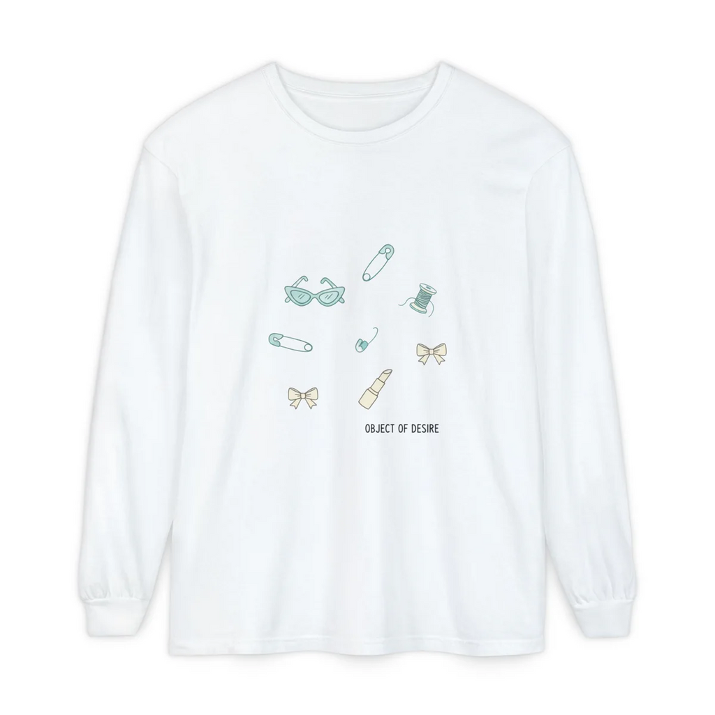 Find The Peace Long Sleeve Tee  Minimal Peace Sign Graphic
