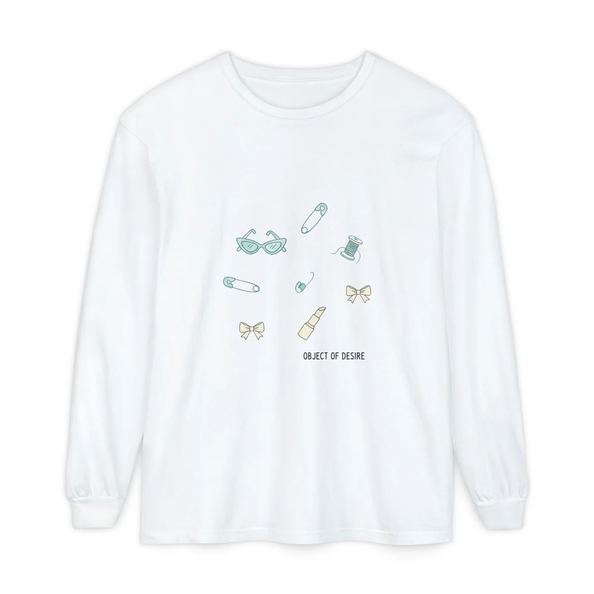 Find The Peace Long Sleeve Tee  Minimal Peace Sign Graphic