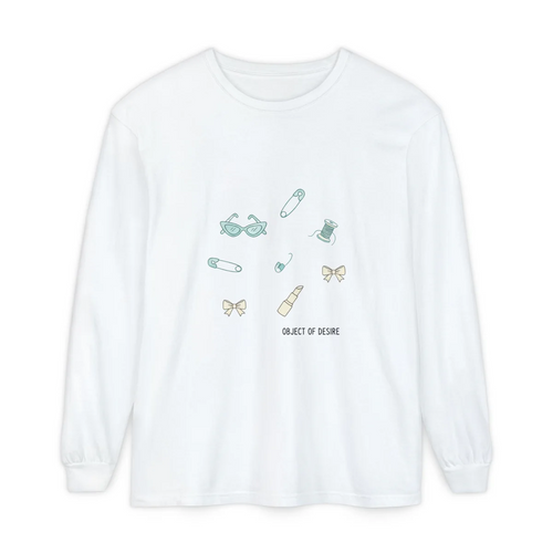 Find The Peace Long Sleeve Tee  Minimal Peace Sign Graphic
