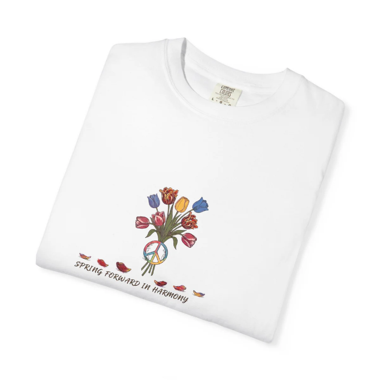 Floral Bones Tee  'Strong Through It All' Graphic T‑Shirt