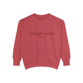 Steady Love Sweatshirt  Minimal Romantic Crewneck